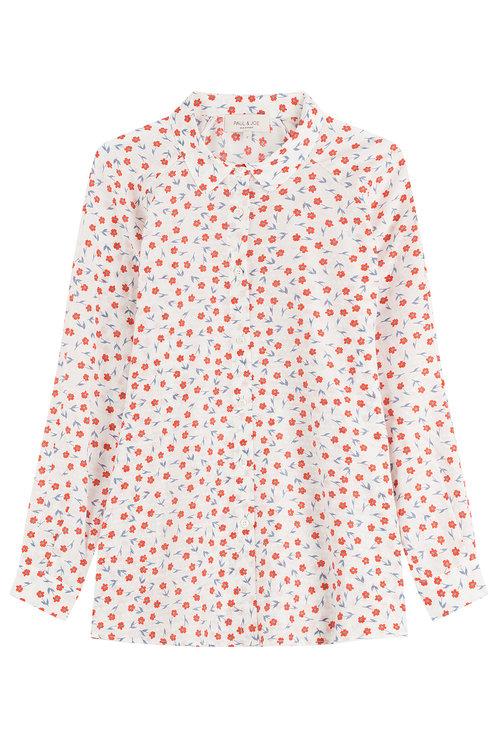 Paul & Joe Printed Cotton-silk Shirt In Florals | ModeSens