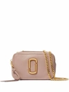 Marc Jacobs The Glamshot 17 Leather Crossbody In Pink