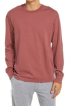 Reigning Champ Long Sleeve T-shirt In Russet