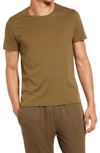 Atm Anthony Thomas Melillo Cotton Crewneck T-shirt In Sable