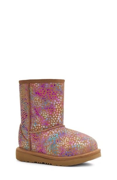 Ugg Little & Big Girls Classic Ii Boots In Chestnut Sparkle Suede
