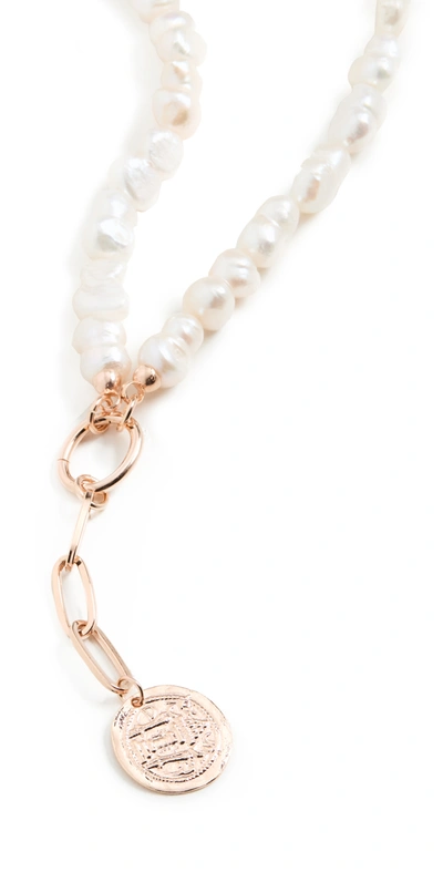 Maison Irem Women's Novelle Pearl 18k Gold-plated Necklace