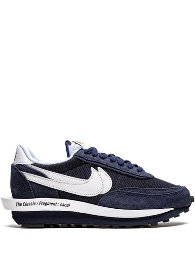 Nike X Sacai X Fragments Ldwaffle Low-top Sneakers In Blue