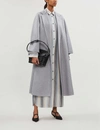 Max Mara Womens Light Grey Labbro Relaxed-fit Cashmere Coat