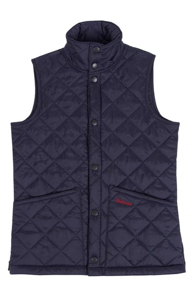 Barbour Boys Navy Kids Liddesdale Quilted Gilet 6-15 Years L