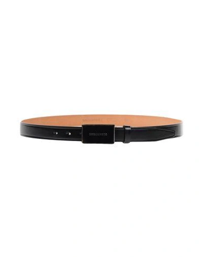 Dsquared2 Leather Belt In Black