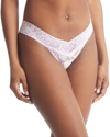 Hanky Panky Hp Sig Lace Low Thong In White