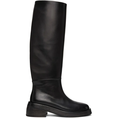 Marsèll Black Fondello Tall Boots