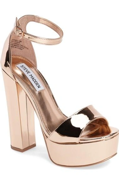 Steve Madden Sandal Rose Gold | ModeSens