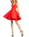 Ieena For Mac Duggal Cocktail Dress In Red