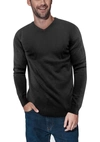 X-ray V-neck Sweater In Heather Charcoal