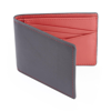 Royce New York Rfid Blocking Slim Bifold Wallet In Black With Red Interior