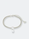 Sterling Forever Women's Leona Charm Bracelet In Silver-tone