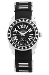 Aquaswiss Swissport L 24 Diamond Watch In Black