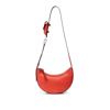 Oryany Rookie Half-moon Leather Crossbody Bag In Red