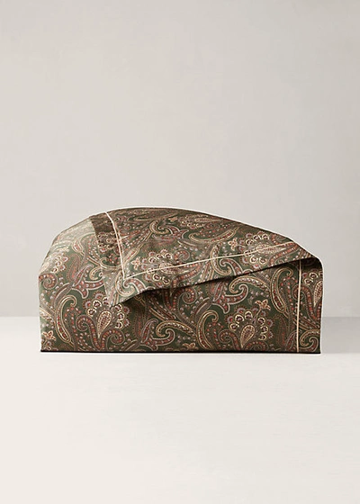 Ralph Lauren Heritage Paisley Comforter, King In Soft Sage Multi