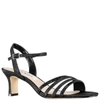 Nina Nelena Strappy Kitten Heel Sandal In Black