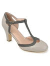 Journee Collection Olina Pump In Grey