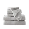Brooklyn Loom Solid Turkish Cotton Towel Set In Grey