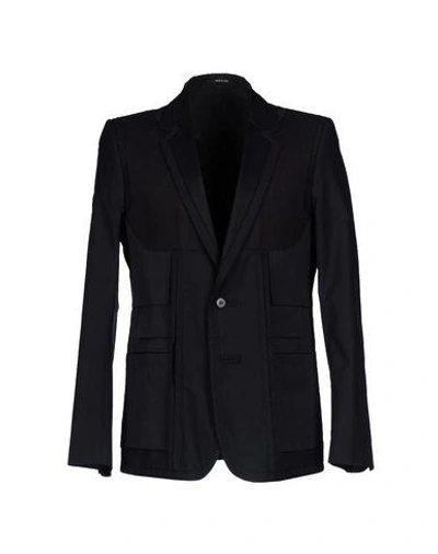 Maison Margiela Blazer In Dark Blue