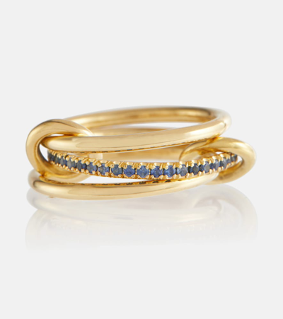 Spinelli Kilcollin Sonny 18kt Yellow Gold And Sapphire Ring In Blue