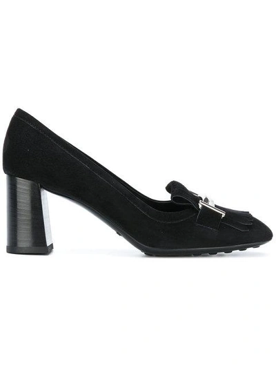 Tod's Double T Fringed Pumps