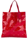 Bao Bao Issey Miyake Lucent One-tone Tote In Red Pink