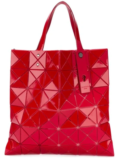 Bao Bao Issey Miyake Lucent One-tone Tote In Red Pink