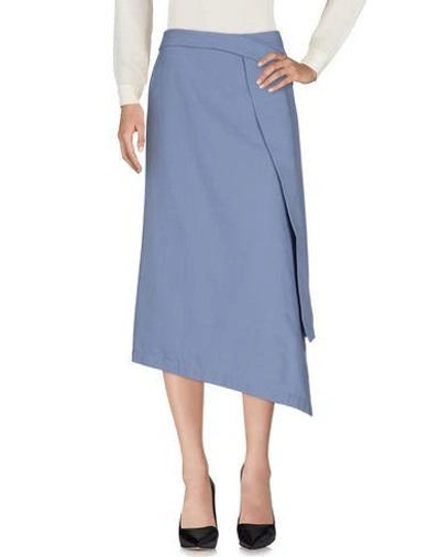 Perret Schaad 3/4 Length Skirts In Sky Blue