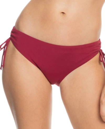 Roxy Juniors' Beach Classics Tie Bikini Bottoms Women's Swimsuit In Tibetan Red