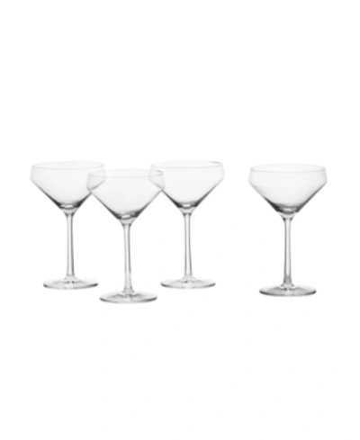 Schott Zwiesel Pure Martini 12.3oz Set Of 4 In Clear