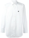 Comme Des Garçons Play Mini Heart Shirt In White