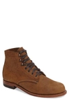 Wolverine '1000 Mile' Plain Toe Boot In Brown