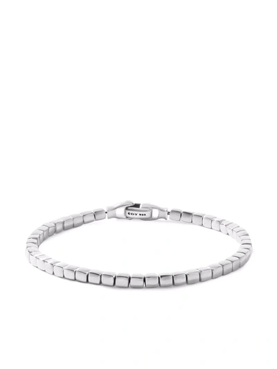 David Yurman Spiritual Beads Sterling Silver Cushion Bracelet