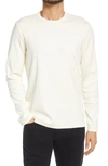 Ag Canon Solid Long Sleeve T-shirt In Ivory Dust