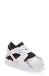 Nike Kids' 'huarache Run' Sneaker In White/ Pink / Grey/ Off Noir