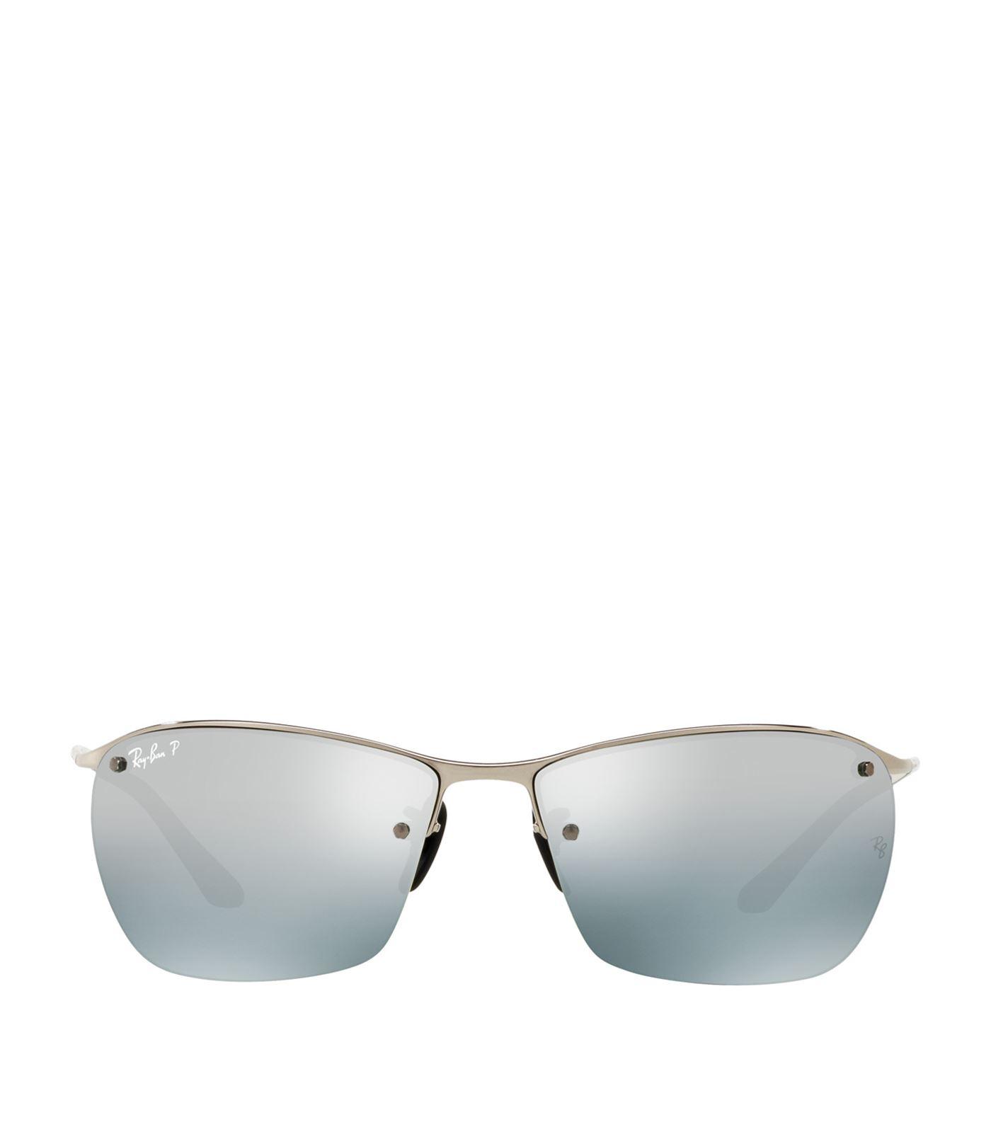 Ray Ban Ray Ban Polarized Chromance Collection Sunglasses Rb3544 64 In Silver Modesens