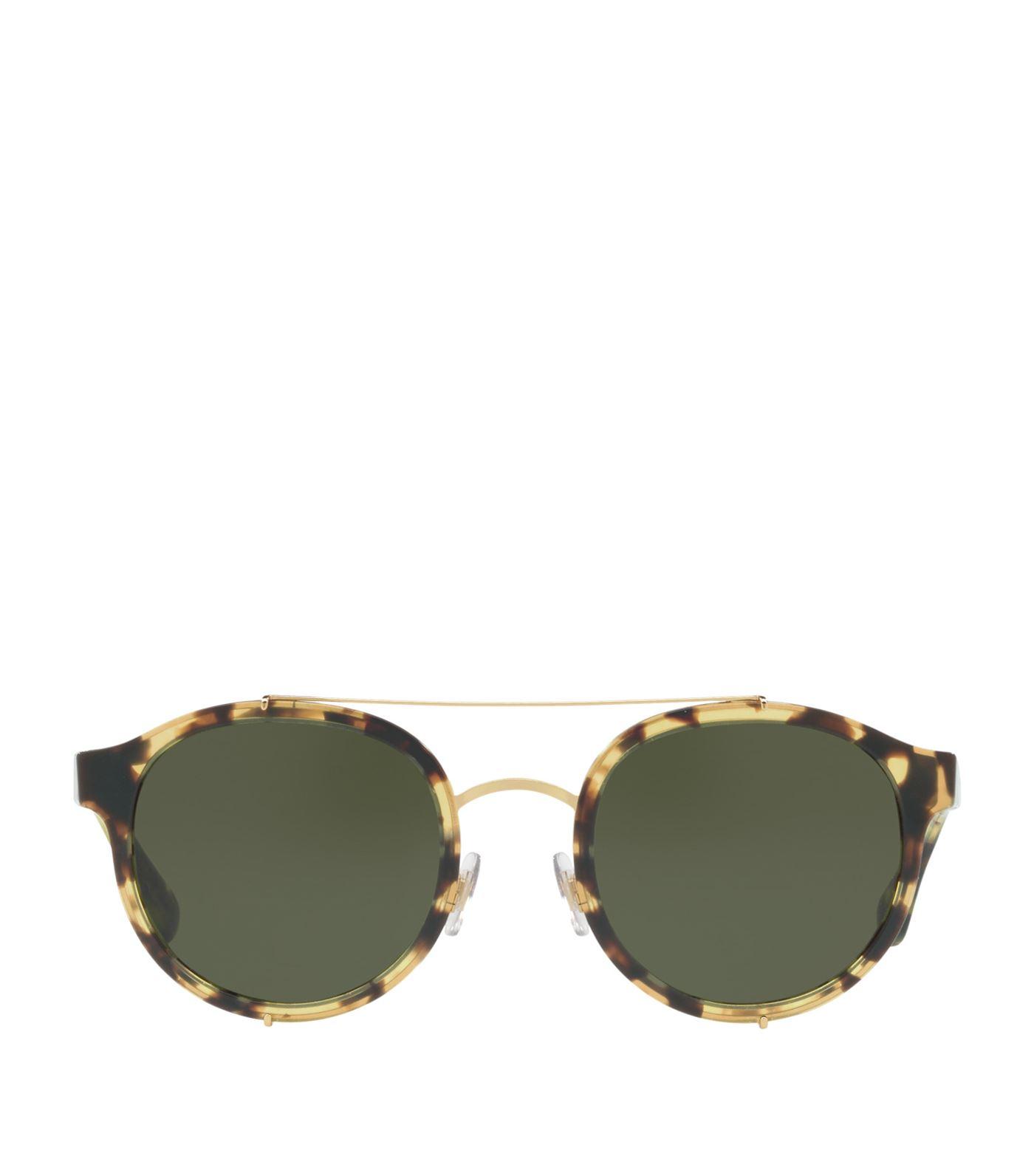 Dolce & Gabbana Round Sunglasses In Brown ModeSens