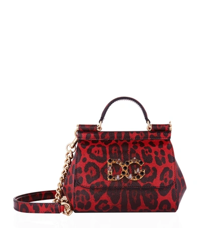 Dolce & Gabbana Mini Sicily Top Handle Bag In Multi