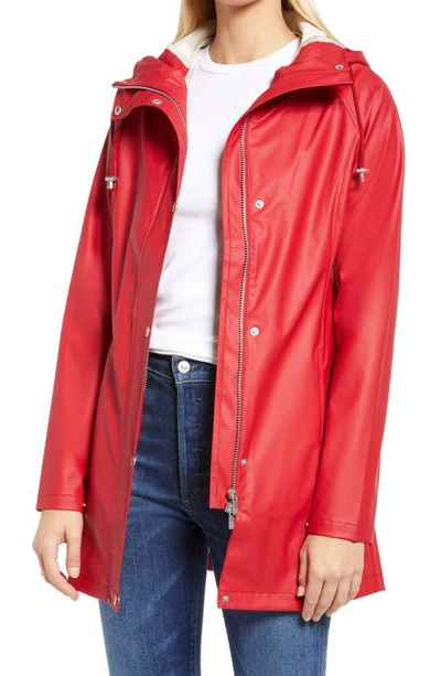 Ilse Jacobsen Illse Jacobsen  Raincoat In Deep Red