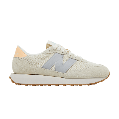 New Balance 237 Mesh Sneakers In Cream And Gray-white In Angora With Light  Mango | ModeSens