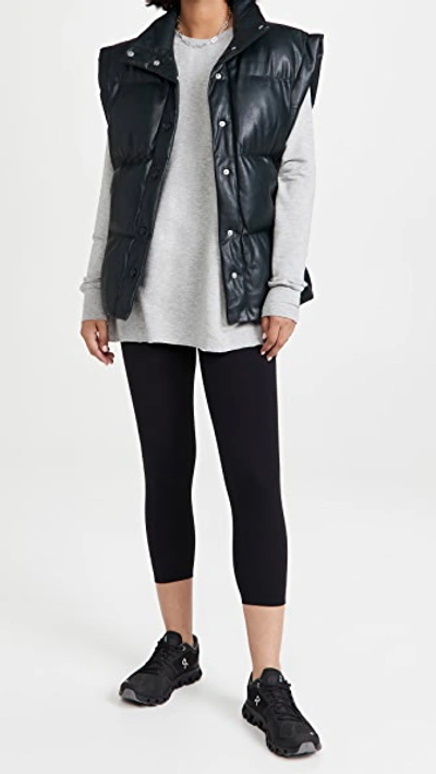 Splits59 Warm Up Fleece Tunic In Heather Grey