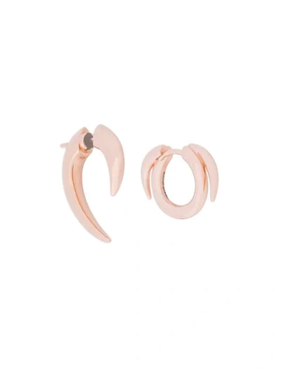 Shaun Leane Talon And Thorned Set Of Earrings In Metallic