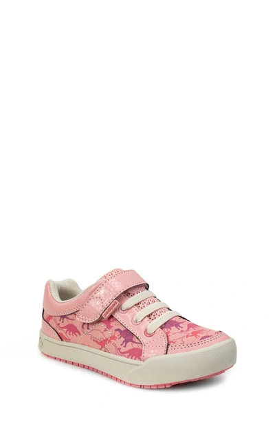 Pediped Kids' Flex® Dani Dino Sneaker In Pink