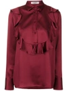 Valentino Blouse With Waterfall Back - Pink