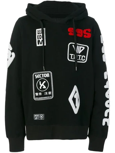 Ktz Patches Hoodie In Black