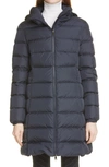Moncler Gie Water Resistant 750 Fill Power Down Puffer Coat In Navy