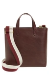 Madewell The Small Transport Crossbody Bag In Dark Cabernet