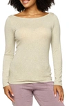 Felina Organics Long Sleeve T-shirt In Pebble