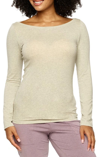 Felina Organics Long Sleeve T-shirt In Pebble